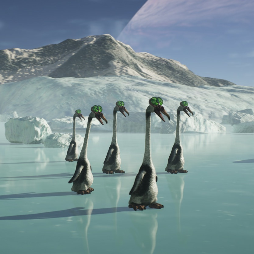 Silhouette of a hiker at sunset